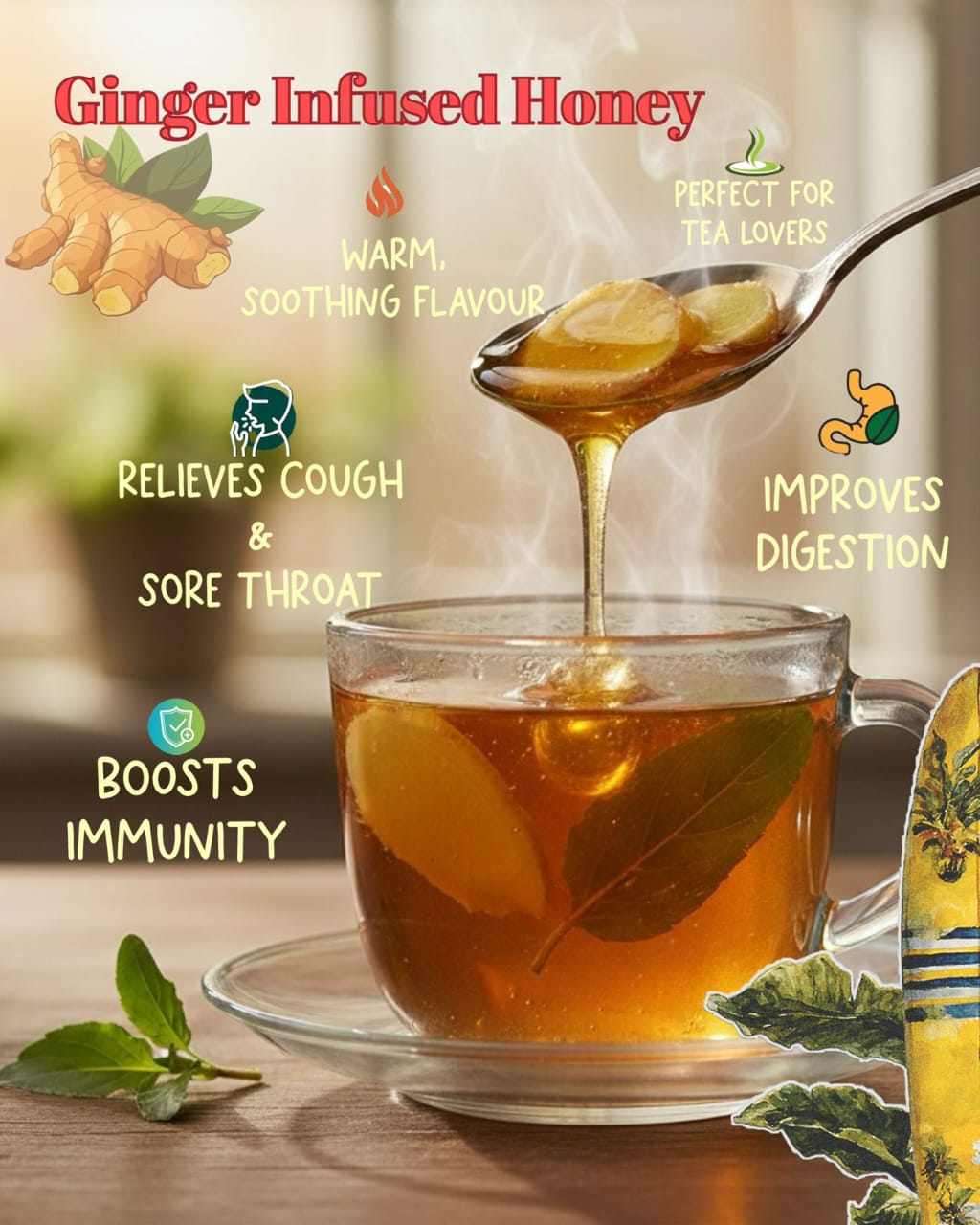 Ginger Honey – 400 g