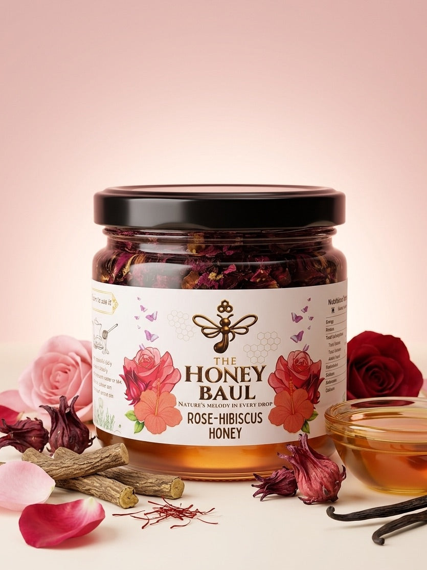 Rose Hibiscus Honey – 400 g