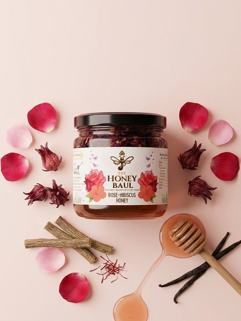 Rose Hibiscus Honey – 400 g